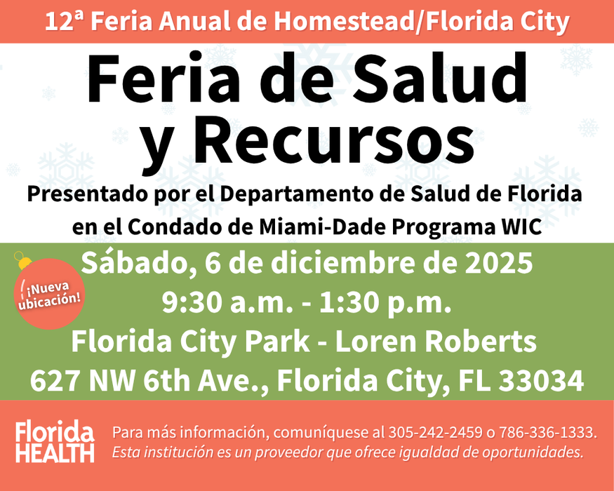 12ª Feria Anual de Salud y Recursos de Homestead/Florida City