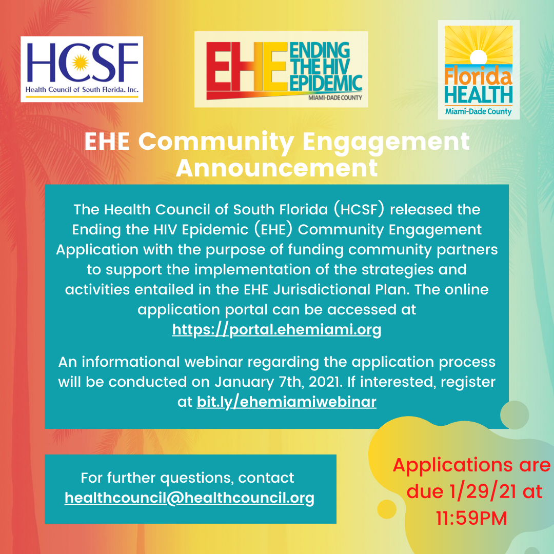 EHE Community Engagement Pre-announcement