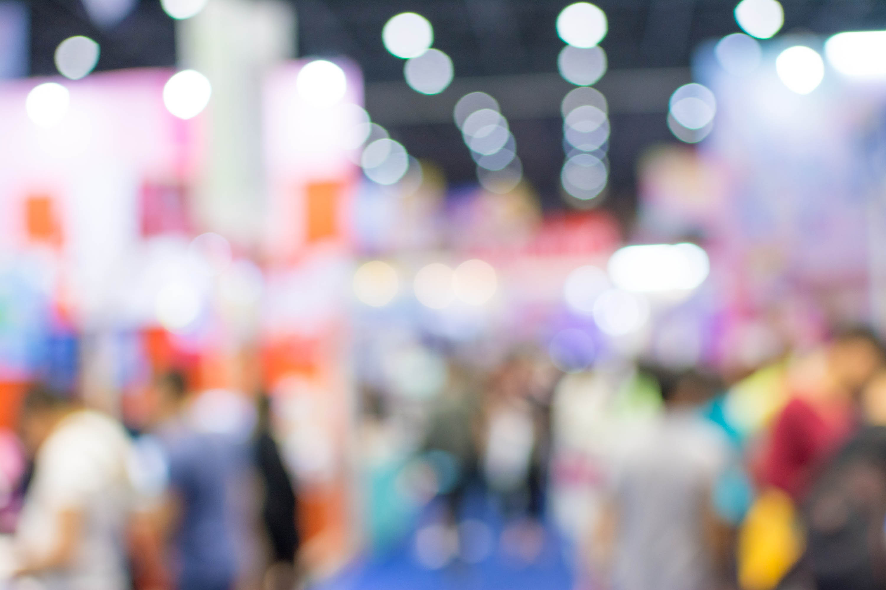 Abstract image of an event