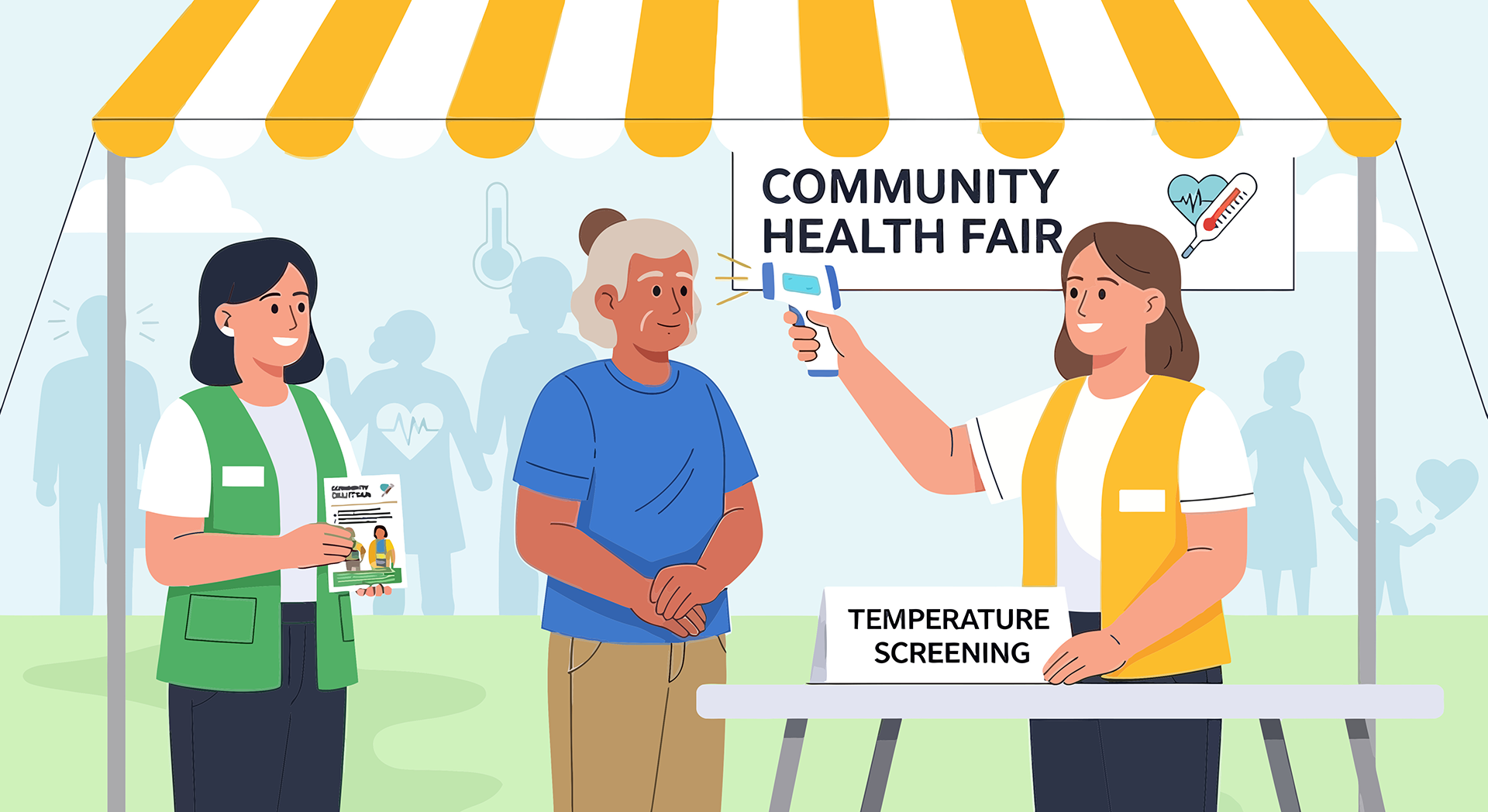 Health Fair Scene